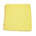 Hospeco MicroWorks Standard Microfiber Towels, 16” x 16”, Yellow, Pack Of 12 Towels