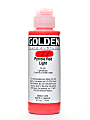 Golden Fluid Acrylic Paint, 4 Oz, Pyrrole Red Light