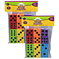 Teacher Created Resources Foam Dice, 1-1/2", Assorted Colors, 12 Dice Per Pack, Set Of 2 Packs 1 thumbnail image