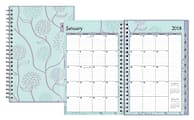 Blue Sky™ Weekly/Monthly Planner, 5" x 8", 50% Recycled, Rue Du Flore, January to December 2018 (101603)