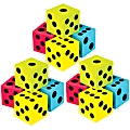 Teacher Created Resources Foam Dice, 2-1/2", Assorted Colors, 4 Dice Per Pack, Set Of 3 Packs 1 thumbnail image