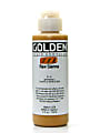 Golden Fluid Acrylic Paint, 4 Oz, Raw Sienna