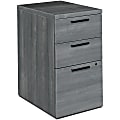 HON® 10500 28"D Vertical 3-Drawer Mobile File Pedestal File Cabinet, Gray 1 thumbnail image