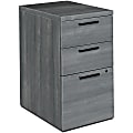 HON® 10500 28"D Vertical 3-Drawer Mobile File Pedestal File Cabinet, Gray