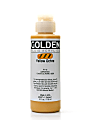 Golden Fluid Acrylic Paint, 4 Oz, Yellow Ochre