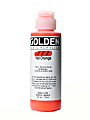 Golden Fluid Acrylic Paint, 4 Oz, Vat Orange
