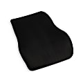 Mind Reader Harmony Collection Ergonomic Back Cushion, 5-1/2"H x 14-3/4"W x 17"D, Black