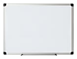 Office Depot® Brand Non-Magnetic Melamine Dry-Erase Whiteboard, 18" x 24", Aluminum Frame With Silver Finish 1 thumbnail image