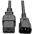 Tripp Lite 10ft Power Cord Extension Cable C19 to C14 Heavy Duty 15A 14AWG 10' - (IEC-320-C19 to IEC-320-C14) 10-ft.