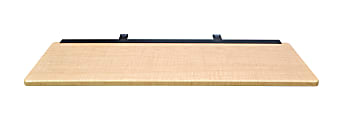 Ergo Desktop 28"W Keyboard Extension For Corner Desk, Maple 1 thumbnail image