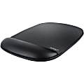 StarTech.com Mouse Pad with Hand rest, 6.7x7.1x 0.8in (17x18x2cm), Ergonomic Mouse Pad w/ Wrist Support, Non-Slip PU Base, Gel Mouse Pad