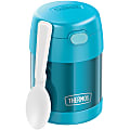 Thermos FUNtainer Stainless Steel Food Jar 10Oz - Food Storage - Dishwasher Safe - 3.7" Diameter - Teal, Green - Stainless Steel Body 1 thumbnail image