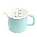 Martha Stewart Steel Measuring Cup, 8 Oz, Turquoise