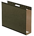 Office Depot® Brand Box-Bottom Hanging File Folders, Legal Size (8-1/2" x 14"), 2" Expansion, Green, Box Of 25