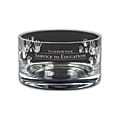 Service to Education Handprint Petite Crystal Bowl, 3 1/8" x 5 1/2", Clear