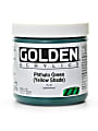 Golden Heavy Body Acrylic Paint, 16 Oz, Phthalo Green/Yellow Shade