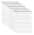 TUL® Discbound Refill Work Inserts, 8 1/2" x 11", Letter Size, 100 Pages (50 Sheets), White 1 thumbnail image