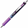 Pentel EnerGel RTX Liquid Gel Pen - Medium Pen Point - 0.7 mm Pen Point Size - Needle Pen Point Style - Refillable - Retractable - Violet Gel-based Ink - Blue Barrel - Stainless Steel Tip - 1 Each