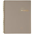 2024-2025 Cambridge® WorkStyle® Focus Weekly/Monthly Academic Planner, 8-1/2" x 11", Timeless Taupe, July 2024 To June 2025, 1606-905A-45