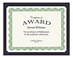 Geographics Recycled Certificate Holder - Navy - 30% Recycled - 10 / Pack