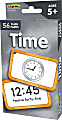 Teacher Created Resources Flash Cards, Time, 3-1/8", 5-1/8", Total Qty 56 1 thumbnail image