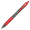 Pilot G2 Retractable Gel Pens, Bold Point, 1.0 mm, Clear Barrels, Red Ink, Pack Of 12 1 thumbnail image