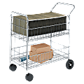 Fellowes® Chrome Mail Cart, 150 Lb. Capacity 1 thumbnail image