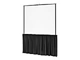 Da-Lite Tripod Skirt - Projection screen skirt - black 1 thumbnail image
