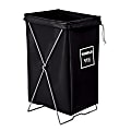 Royal Basket Trucks Hamper, Standard Hamper, 17"L x 15"W x 30"H, Black 1 thumbnail image