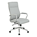 Office Star™ Dillon Ergonomic Antimicrobial Fabric High-Back Manager's Office Chair, Steel