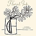 Graphique Floral Monthly Wall Calendar, 12" x 12", Ink, January To December 2022