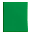 Office Depot® Brand 2-Pocket School-Grade Poly Folder with Prongs, Letter Size, Green