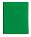 Office Depot® Brand 2-Pocket School-Grade Poly Folder with Prongs, Letter Size, Green 1 thumbnail image