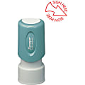 Xstamper® Pre-Inked Spec SIGN HERE Stamp, 65% Recycled, 100000 Impressions, Pink 1 thumbnail image