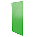 Ghent Aria Low-Profile Magnetic Glass Whiteboard, 60" x 48", Green