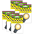 Teacher Created Resources Mini Accents, White Light Bulbs, 36 Pieces Per Pack, Set Of 6 Packs