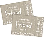 Barker Creek Thoughtfulness Awards & Bookmarks Set, 8-1/2" x 5-1/2", Friendship, Set Of 60 Awards 1 thumbnail image