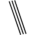 Ibico By GBC® Plastic Binding Combs, 1/2", 90 Pages, Black, Pack Of 100 1 thumbnail image