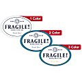 Custom 1, 2 Or 3 Color Printed Labels/Stickers, Oval, 4" x 6", Box Of 250