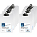 Business Source Plastic Clipboard - 6" x 9" Sheet Size - Spring Clip - Plastic - Clear - 12 / Box 1 thumbnail image