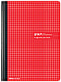 Office Depot® Brand Composition Book, 7-1/4" x 9-3/4", Quadrille Ruled, 80 Sheets, Red