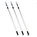 Gritt Commercial Aluminum Telescopic Dust Mop Handles, 72", Silver, Pack Of 3 Handles 1 thumbnail image