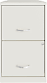 Realspace® SOHO Smart 18"D Vertical 2-Drawer File Cabinet, White
