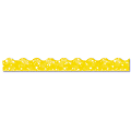 TREND Sparkle Terrific Trimmers, 2 1/4" x 39", Yellow, Pack Of 12