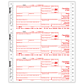 ComplyRight™ 1099-C Tax Forms, 4-Part, Copy A, State, B, C, 1-Wide, Continuous, 9" x 11", Pack Of 100 Forms 1 thumbnail image
