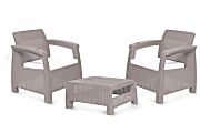 Inval MQ FERRARA 3-Piece Stay Furniture Set, Taupe/Tan