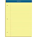 TOPS Double Docket Legal Pad, 8 1/2" x 11.75", Canary, 100 Sheets 1 thumbnail image