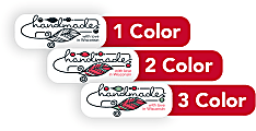 Custom 1, 2 Or 3 Color Printed Labels/Stickers, Rectangle, 3/8" x 1", Box Of 250 1 thumbnail image