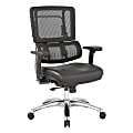Pro-Line II™ Pro X996 Vertical Mesh High-Back Chair, Black/Dillon Black/Shiny Black