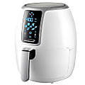 Brentwood Small 1400W 4 Qt Electric Digital Air Fryer With Temperature Control, 10-1/2”H x 12-1/4”W x 12-1/4”D, White 1 thumbnail image